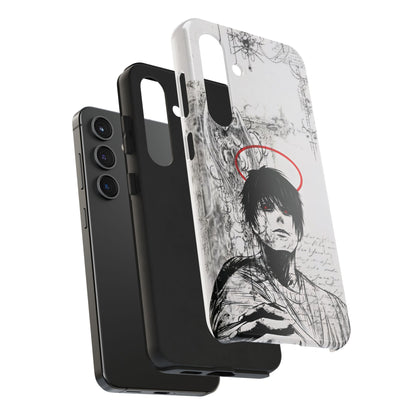 Toji -Inspired Tough Phone Case for iPhone 16 & Samsung, Protective Cover, Custom Anime Merchandise Gift