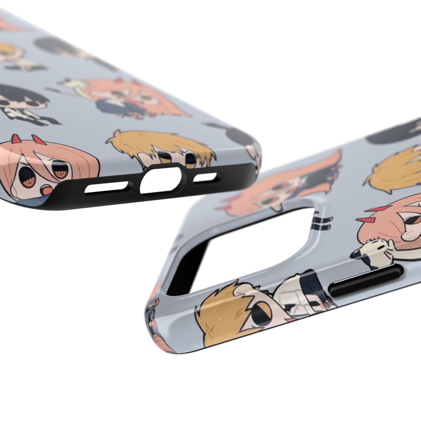 Anime Manga-Inspired Power and Denji iPhone Case for iPhone 16 and Samsung – Chainsaw Man Design