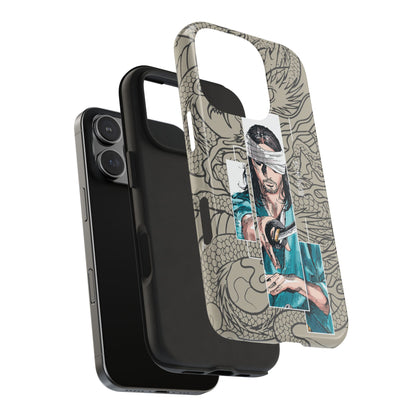 Samurai Anime Manga-Inspired iPhone Case – Musashi Design for iPhone 16-7 & Samsung