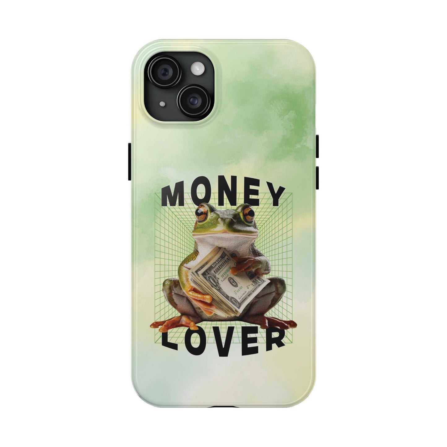 MONEY LOVER Frog Phone Case Funny Phone Case Cover for all iPhone Case - Samsung S23 S24 S23 S22