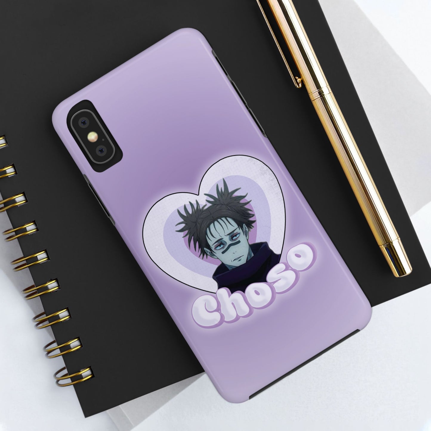 Choso Heart Phone Case | iPhone 16 and more - Samsung Phone Case | Anime Phone Case