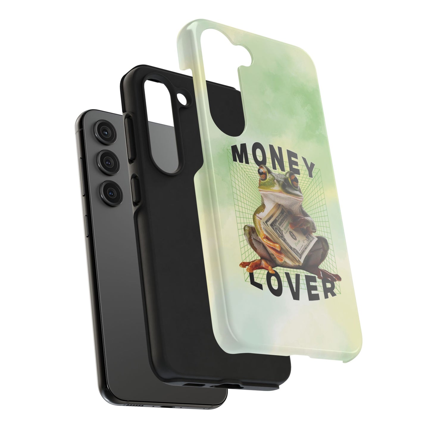 MONEY LOVER Frog Phone Case Funny Phone Case Cover for all iPhone Case - Samsung S23 S24 S23 S22