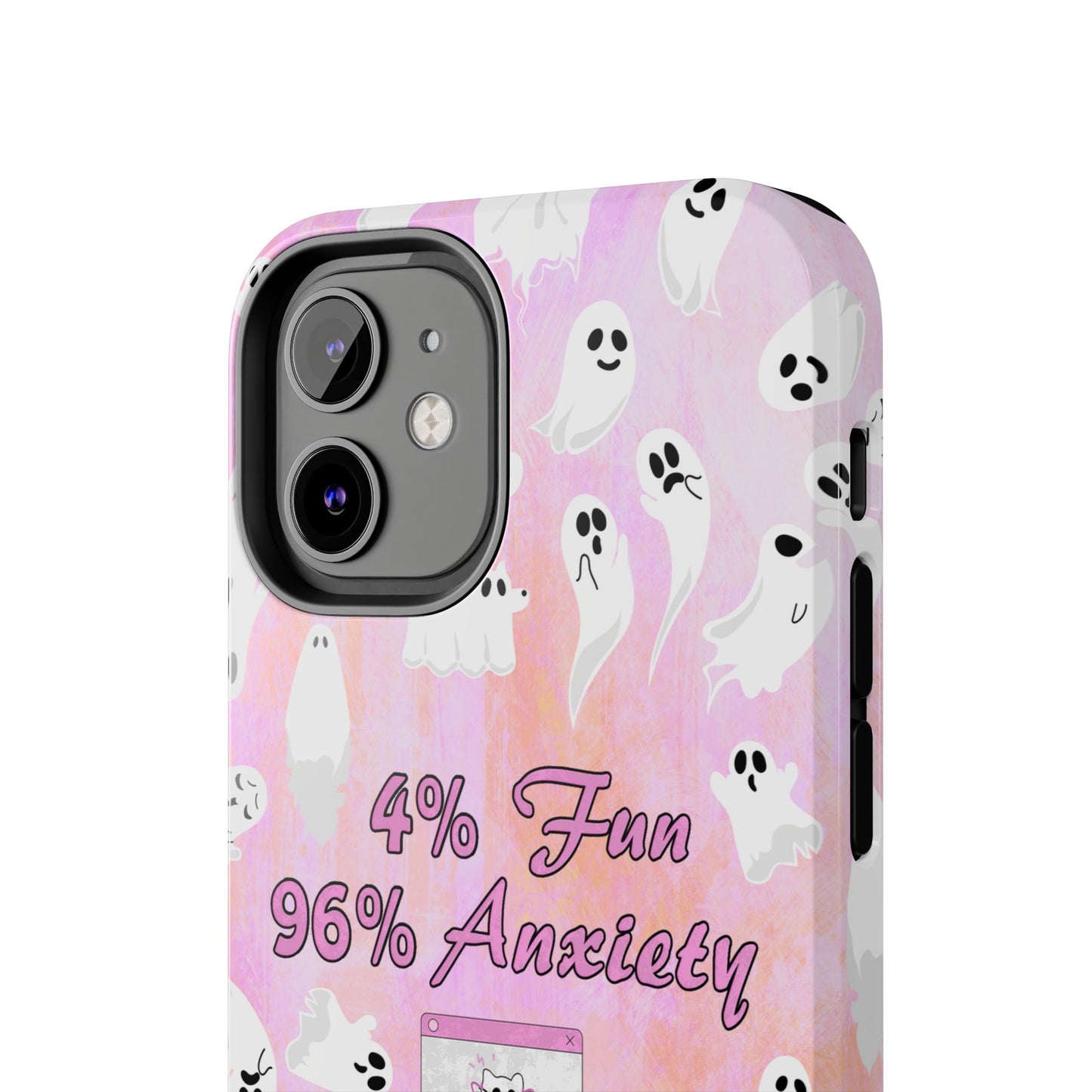 96 Anxiety Phone Case | Spooky Ghosts Halloween Case for iPhone 16 and More - Samsung