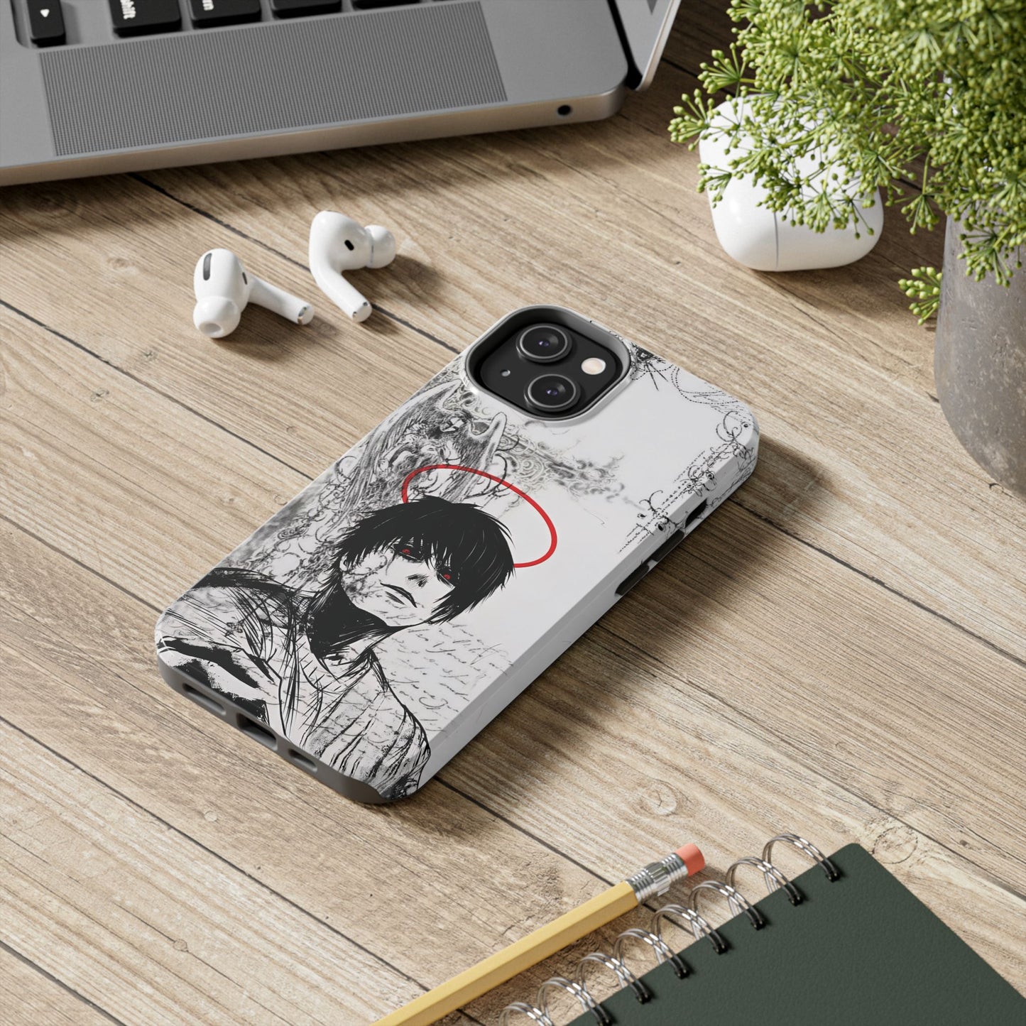 Toji -Inspired Tough Phone Case for iPhone 16 & Samsung, Protective Cover, Custom Anime Merchandise Gift