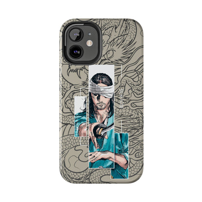 Samurai Anime Manga-Inspired iPhone Case – Musashi Design for iPhone 16-7 & Samsung