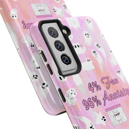 96 Anxiety Phone Case | Spooky Ghosts Halloween Case for iPhone 16 and More - Samsung