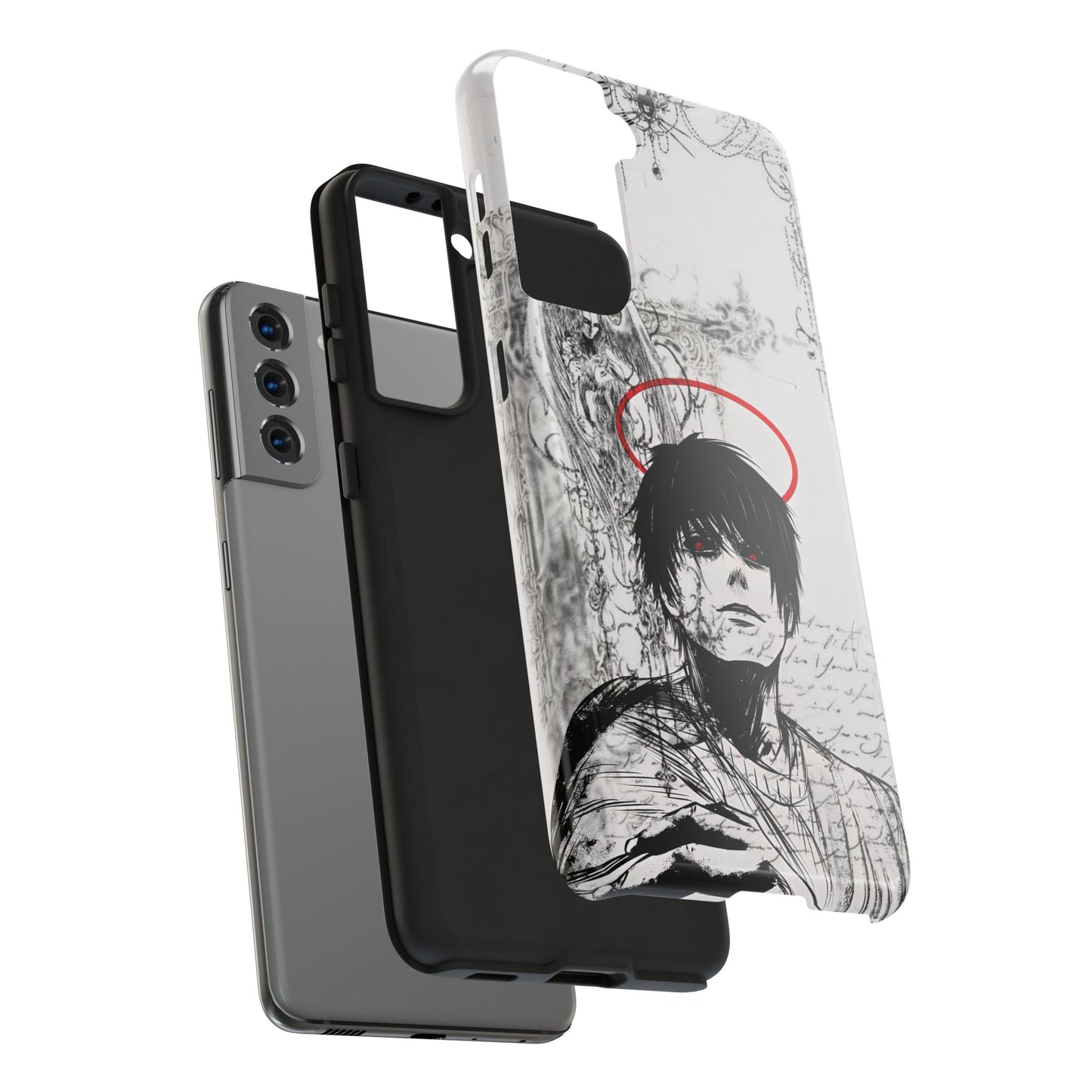 Toji -Inspired Tough Phone Case for iPhone 16 & Samsung, Protective Cover, Custom Anime Merchandise Gift