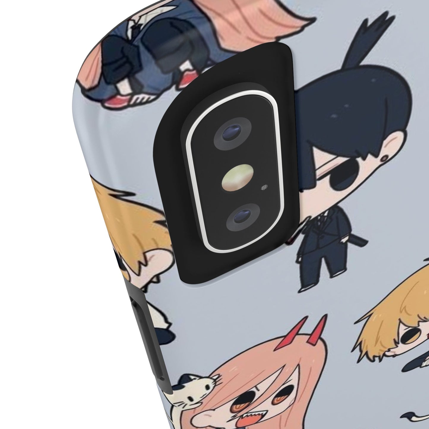 Anime Manga-Inspired Power and Denji iPhone Case for iPhone 16 and Samsung – Chainsaw Man Design