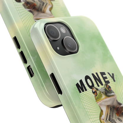 MONEY LOVER Frog Phone Case Funny Phone Case Cover for all iPhone Case - Samsung S23 S24 S23 S22