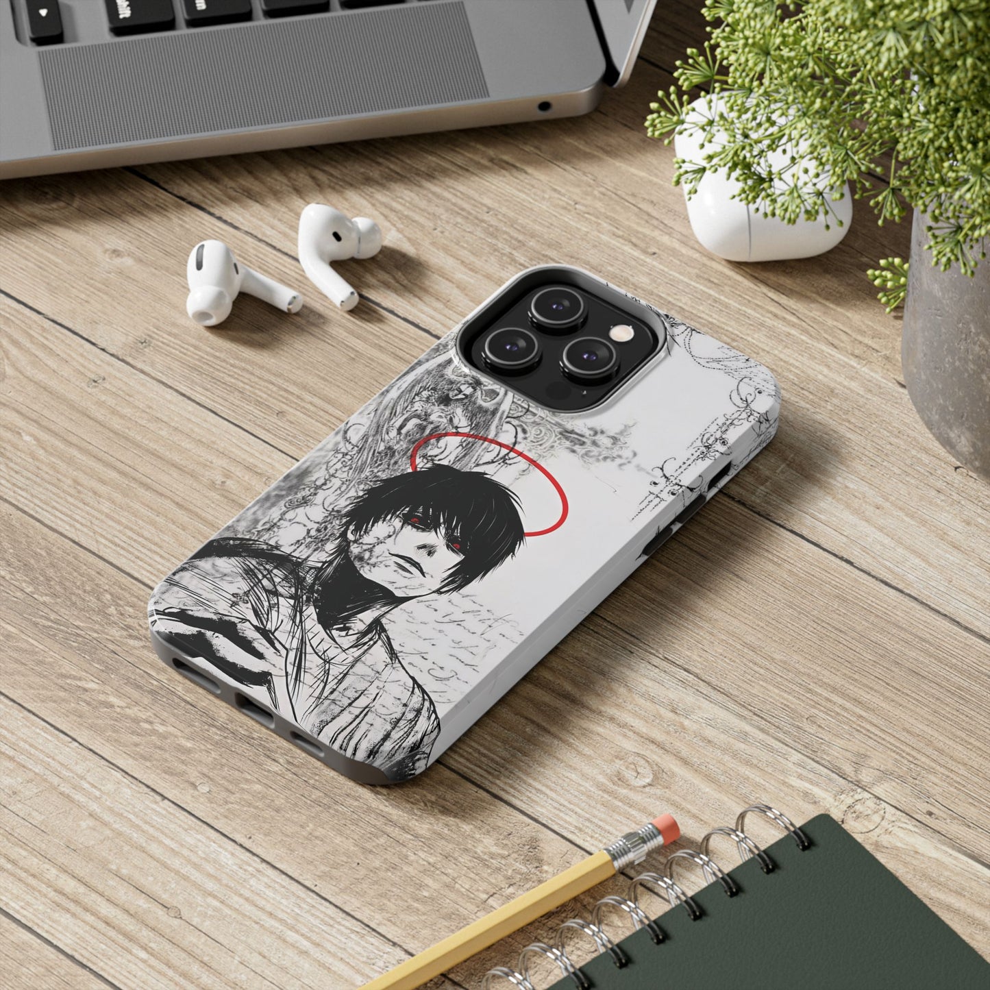 Toji -Inspired Tough Phone Case for iPhone 16 & Samsung, Protective Cover, Custom Anime Merchandise Gift