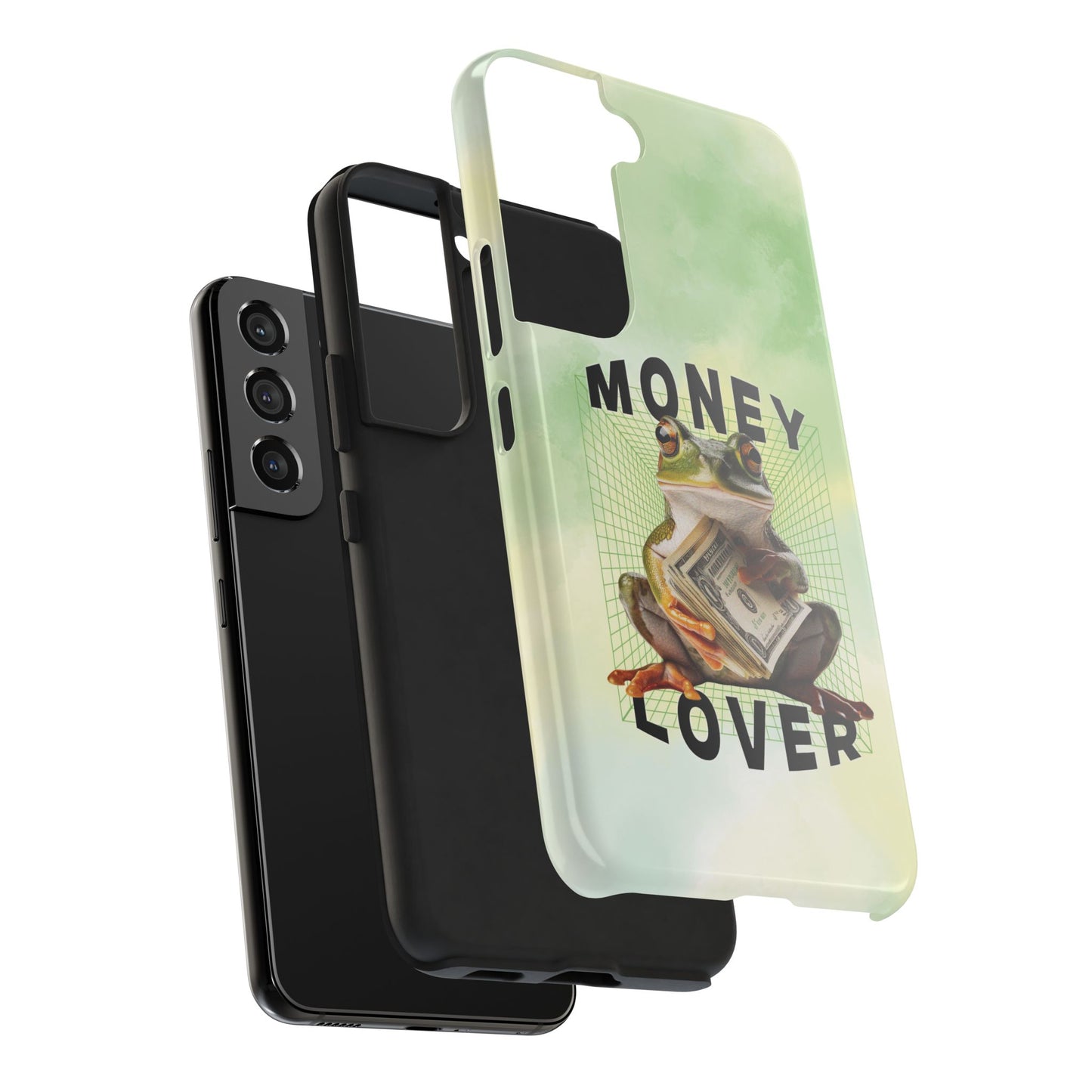 MONEY LOVER Frog Phone Case Funny Phone Case Cover for all iPhone Case - Samsung S23 S24 S23 S22