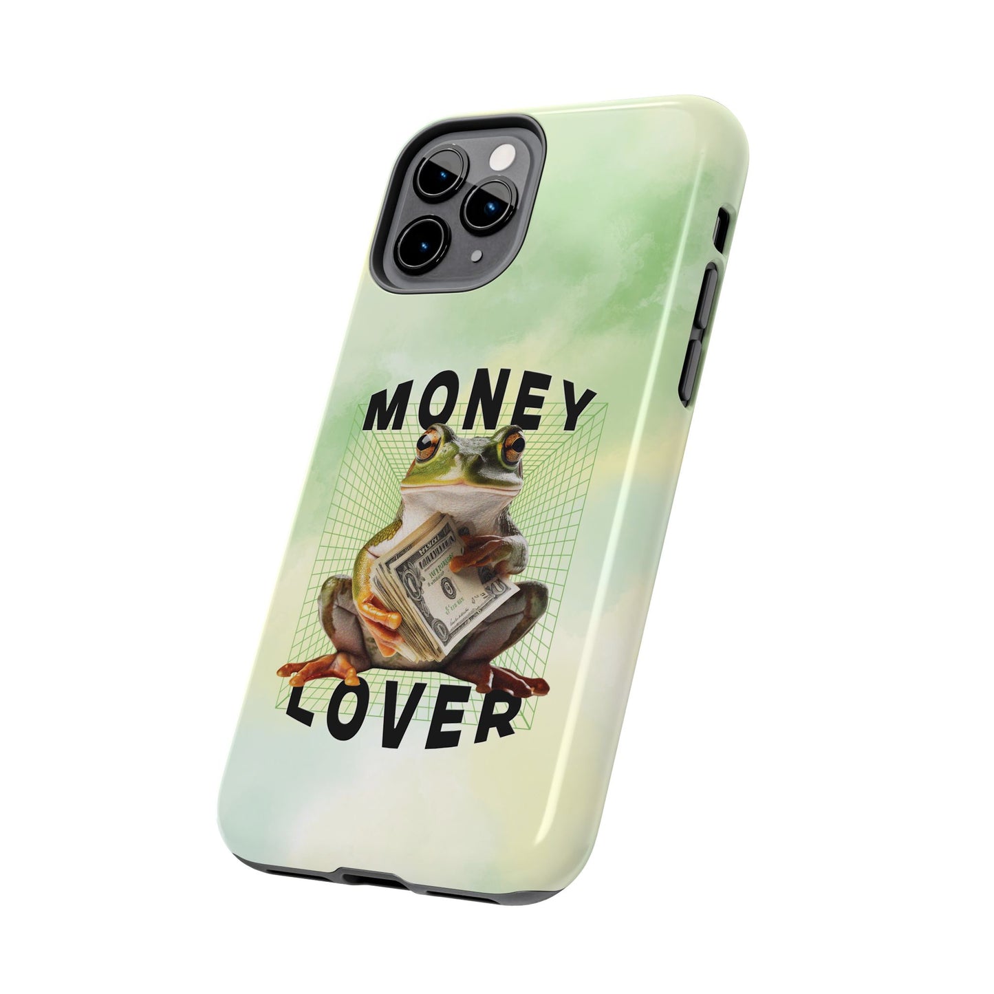 MONEY LOVER Frog Phone Case Funny Phone Case Cover for all iPhone Case - Samsung S23 S24 S23 S22