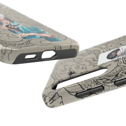 Samurai Anime Manga-Inspired iPhone Case – Musashi Design for iPhone 16-7 & Samsung