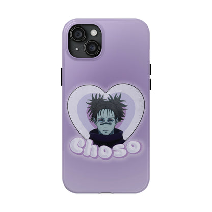 Choso Heart Phone Case | iPhone 16 and more - Samsung Phone Case | Anime Phone Case