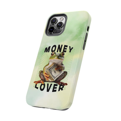 MONEY LOVER Frog Phone Case Funny Phone Case Cover for all iPhone Case - Samsung S23 S24 S23 S22