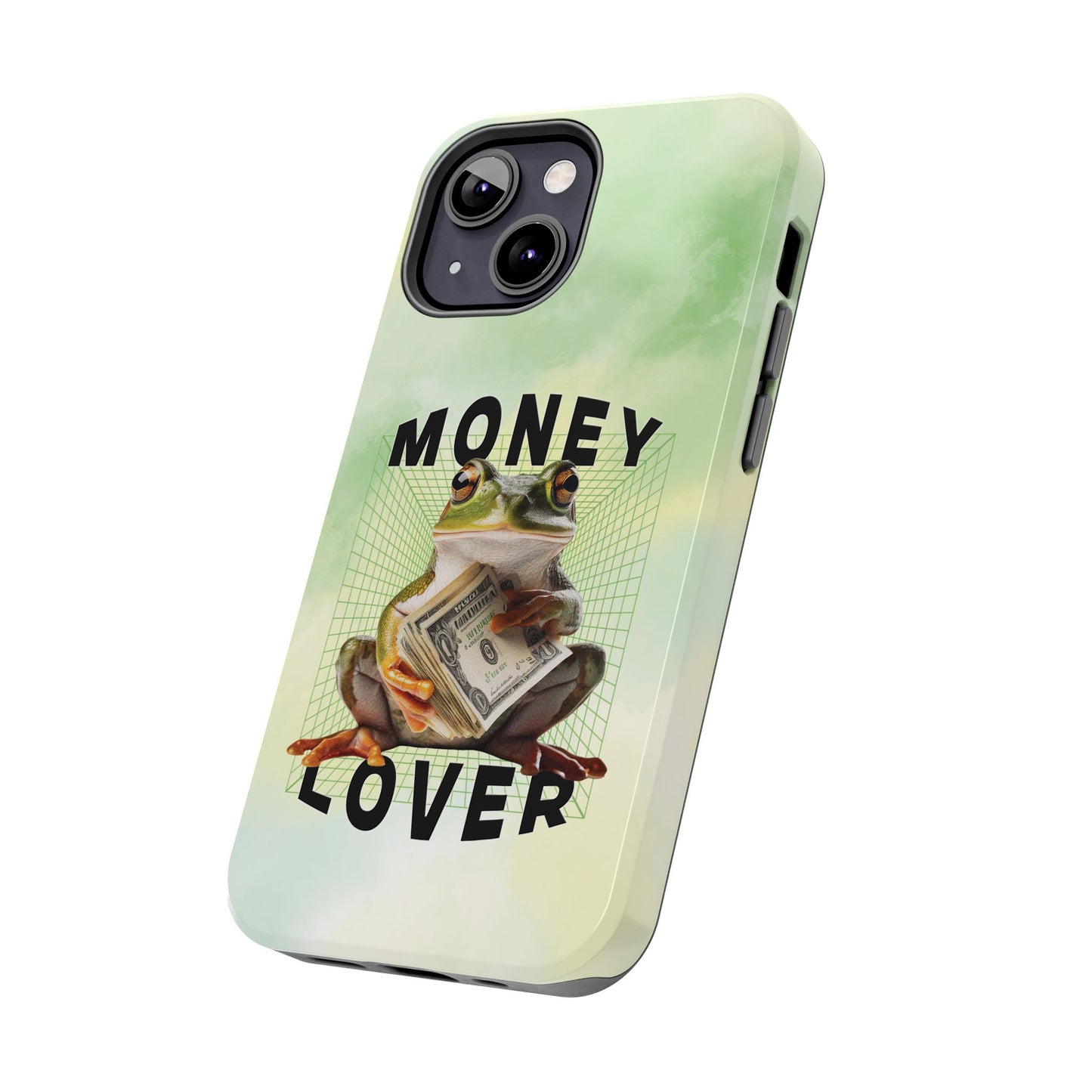 MONEY LOVER Frog Phone Case Funny Phone Case Cover for all iPhone Case - Samsung S23 S24 S23 S22